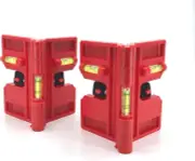 Ding King Magnetic Post Level Tool Pack of 2 Folds for Storage