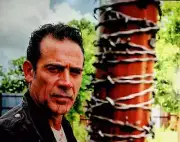 Negan With Lucille - Jeffery Dean Morgan - The Walking Dead Poster 10.5"x14"