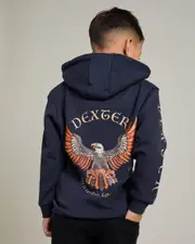[Dexter] Dexter Toddlers' Born From Ashes Hoodie in Navy 0 Navy