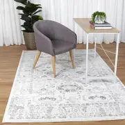 Brand Ventures Provence Cream and Light Grey Transitional Rug