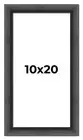 10x20 Frame Black Passaggi Solid Wood Picture Frame Width 1.5 Inches | Interior