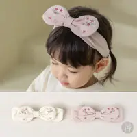 在飛比找PChome24h購物優惠-Happy Prince 韓國製 Dorocy刺繡小花蝴蝶結