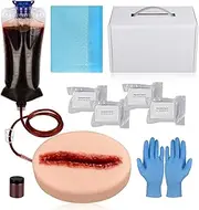 MedEduQuest Laceration Wound Packing Trainer kit, Stop The Bleed Training Kit, Bleed Control Kit for Medical Classes - Carrying Case