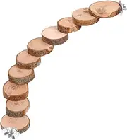 CORHAD Ladder Step Climbing Perch for Birds Bird Cage Accessory for Chewing and Exploration Long for Parrots and Birds