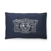 Snooza Organic Cotton Wool Blend Pet Futon Blue