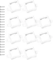 Acunny Outdoor Light Holder Bracket, Outdoor Light Clip Holder, 10 Pieces Attached for the Outdoor Light Strip Light, Clipping Support Tool for Balcony, Home,