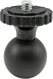 ARKON SP25MMCAM 25mm Swivel Ball to 1/4 20 Camera Mounting Bolt Adapter (Black)