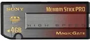 Sony 4 GB High Speed Memory Stick PRO Media (MSX-4GN) (Retail Package)