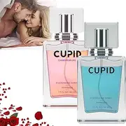 Cu-pids Pheromone Cologne For Men, Lure Her Pheromone Cologne, Cu-pid Hypnosis Cologne, Pheromone Cologne For Men, Cupids Charm Toilette For-Valentine's Day Gift, Portable Perfume For Daily Life (blue+pink)