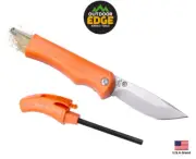 Outdoor Edge IGNITRO Folding Knife Multi Tools With Whistle Fire Starting