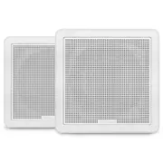 Fusion FM 7.7" 200W Square Marine Speakers - White