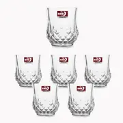 6-Piece 270mL High Quality Drinking Glasses Cup Glassware Whisky