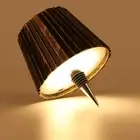 Wireless Bottle Lamp Cordless Desk Lamp for Living Room Bedroom (Bronze)
