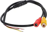 GANAZONO Automotive Rear View Camera Cable Pin Connector Wiring Harness for Car Stereo Systems Bus Tail Lines Easy Installation Versatile Use