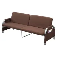 在飛比找momo購物網優惠-【LOVOS 鐵作坊】S085雙人坐臥兩用沙發床-2色可選(