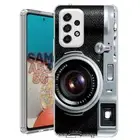 For Samsung Galaxy A23 5g A52 A53 TPU Case Cover+Glass(LOMO Camera)
