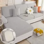 Sofa Cushion Cover Stretch Couch Lounge Slipcover Protector L Shape1 2 3 4Seater