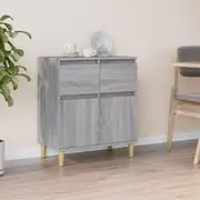 Sideboard Grey Sonoma 60x35x70 cm Engineered Wood Dining Storage