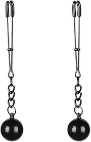 Sex Toy Metal Nipple Clamp Nipple Clip Metal Clip With Ball Single Ball Nipple Clip Sm Nipple Stimulation