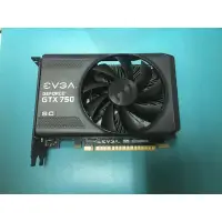 在飛比找蝦皮購物優惠-艾維克 EVGA GTX750 SC 2G DDR5 超頻 