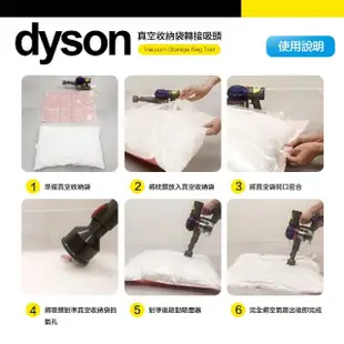 Janpost Dyson V6 V7 V8 V10 V11 V12 V15 SV18 全系列適用 真空收納袋轉接吸頭 可吸真空袋 真空壓縮袋