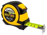 Komelon PSE55E Imperial Metric Self-Lock Tape Measure, 5M/16FT, High Visibility
