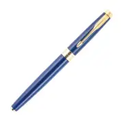 Beautiful Parker Aster Matte Blue |Gold Trim |Fountain Pen - Medium Nib