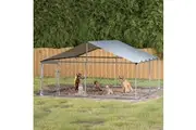 i.Pet Dog Kennel Large House XXL Pet Run Cage Puppy Outdoor Enclosure With Roof