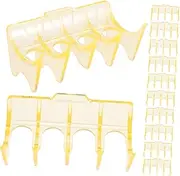 EXQUIMEUBLE 12pcs Perm Rod Holder Hair Curling Rods Holder Hair Curling Rods Rack Hair Curling Tools Stand Hair Perm Rods Holder Salon Hair Perm Rods Stands Perm Rods Holders Plastic Yellow