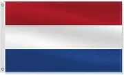 3×5 FT Netherlands Flag,Large Dutch National Decor,Double Side Digital Printed 75D Polyester Banner With Canvas Header Brass Grommet