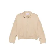 [Max Mara] Max Mara Zip-front Jacket M NEUTRALS