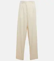 [Joseph] Joseph Buckley high-rise cotton pants AU 14 white