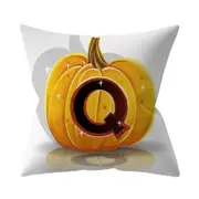 3PCS Halloween Series Letter Printing Throw Pillow Cover for Home Living Room Sofa Decor Q_45*45cm