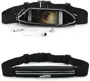 JEORGE Original Slim Running Belt for Women & Men, No Bounce Waterproof Waist Pack
