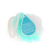 Nikki Secret Green and White Mesh Bath and Shower Sponge