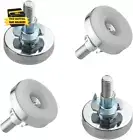 4PCS M8 Furniture Leveling Feet with T-Nuts Table Feet Screw on Adjustable Furni