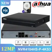 Dahua NVR4104HS-P-4KS3 12MP 4CH NVR Network Video Recorder Dahua Camera System