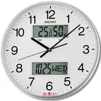 在飛比找蝦皮購物優惠-掛時計【SEIKO】日本 精工 SEIKO 雙顯 溫濕度.月