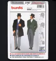 Men's 1848 Suit, Historical Costume Burda Sewing Pattern 2767