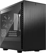 Fractal Design Define 7 Nano Black Mini ITX Case, Light Tint TG Panel
