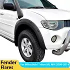 Black Widen 25mm Wheel Arch For Mitsubishi Triton ML MN 2006-2015 Fender Flares
