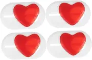 GRIRIW 4pcs Love Shaped Webcam Privacy Cover for Laptops Mobile Phone Camera Protective Cover Insulated Privacy Accessories Slide Laptop Camera Cover Elegant Design