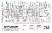 BMW 2500CS 3.0 CSL - ELECTRIC DIAGRAM - CABLE LIST- 34X22 (for: BMW)