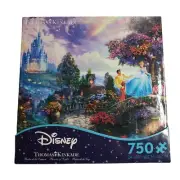 Disney Cinderella Wishes Upon A Dream 750 PC Puzzle Thomas Kinkade NEW