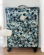 Kipling Parker MEDIUM Rolling Luggage 4 Wheels Spinner Travel Suitcase Floral