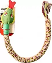 Mammoth Snake Biter with Squeaky Head Dog Toy (Assorted Colors)