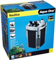 Aqua One A1-94111 Nautilus 600 Canister Filter Fresh/Marine Fish Tanks, Reptiles