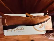 Life Stride Brown Slip-On Loafer Soft System Comfort Support Flex Size 8.5
