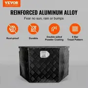 Trailer Tongue Box, Aluminum Alloy Diamond Plate Tongue Box Tool Chest, Heavy Duty Trailer Box Storage with Lock and Keys, Utility Trailer Tongue Box for Pickup Truck, RV, 99.06cmx41.91 cmx30.48