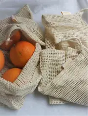 NEW Reusable Multipurpose Bags w/Tare Weight - Produce, Makeup, Travel, Grocery